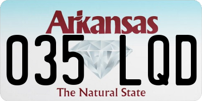 AR license plate 035LQD