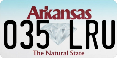 AR license plate 035LRU