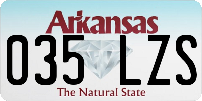 AR license plate 035LZS
