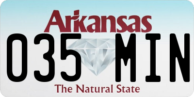 AR license plate 035MIN