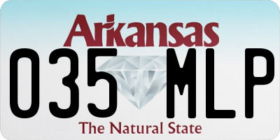 AR license plate 035MLP