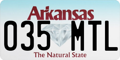 AR license plate 035MTL