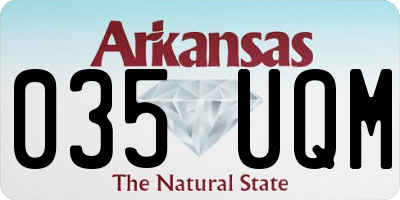 AR license plate 035UQM