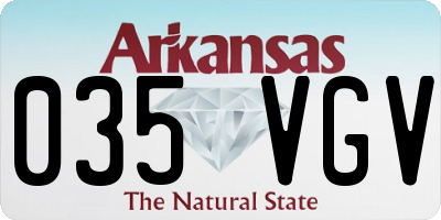 AR license plate 035VGV