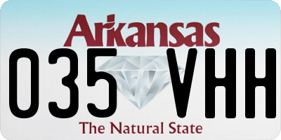 AR license plate 035VHH