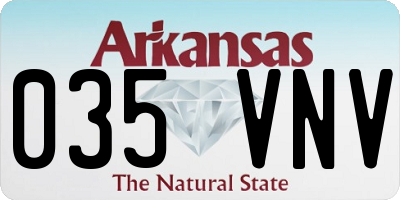 AR license plate 035VNV