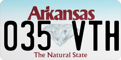 AR license plate 035VTH