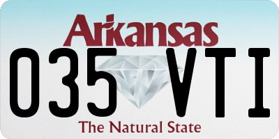 AR license plate 035VTI