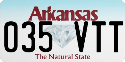 AR license plate 035VTT