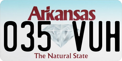 AR license plate 035VUH