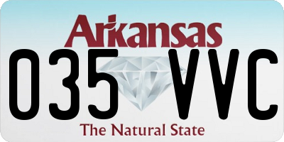 AR license plate 035VVC