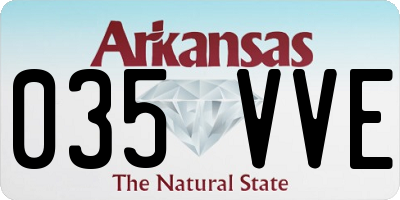 AR license plate 035VVE