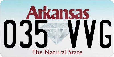 AR license plate 035VVG