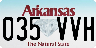 AR license plate 035VVH