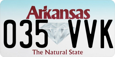 AR license plate 035VVK