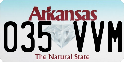 AR license plate 035VVM