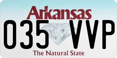 AR license plate 035VVP