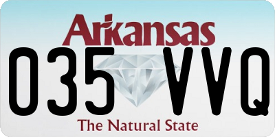 AR license plate 035VVQ