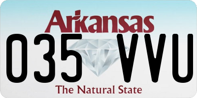 AR license plate 035VVU