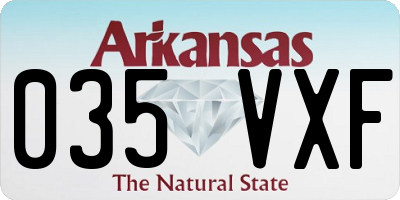 AR license plate 035VXF