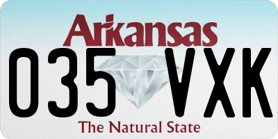 AR license plate 035VXK