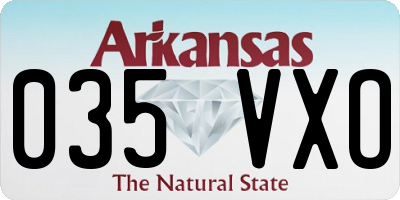 AR license plate 035VXO