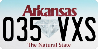 AR license plate 035VXS