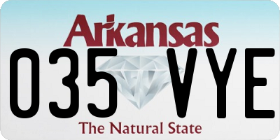 AR license plate 035VYE