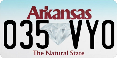 AR license plate 035VYO