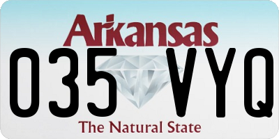 AR license plate 035VYQ