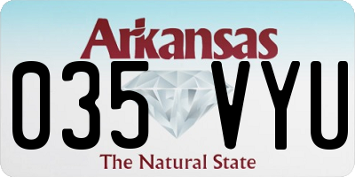 AR license plate 035VYU