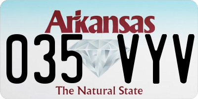 AR license plate 035VYV