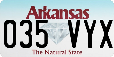 AR license plate 035VYX