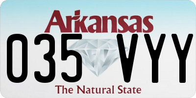 AR license plate 035VYY