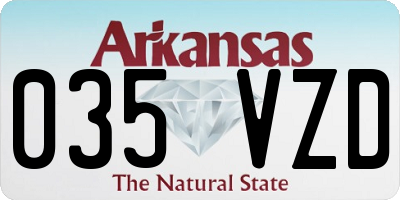 AR license plate 035VZD