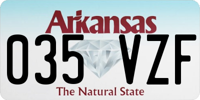 AR license plate 035VZF