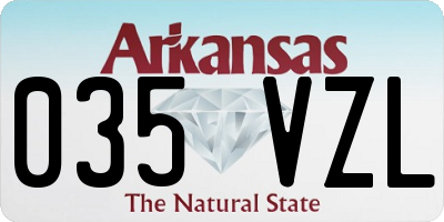 AR license plate 035VZL