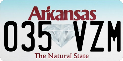 AR license plate 035VZM