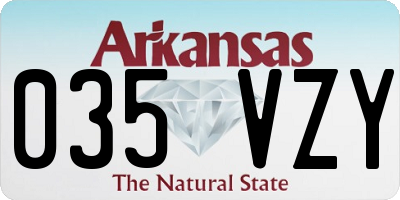 AR license plate 035VZY