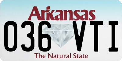 AR license plate 036VTI