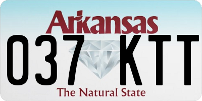AR license plate 037KTT