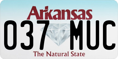 AR license plate 037MUC