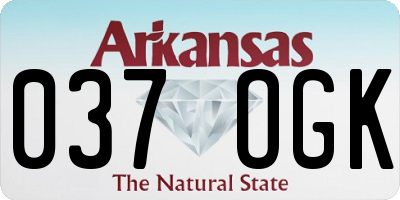 AR license plate 037OGK