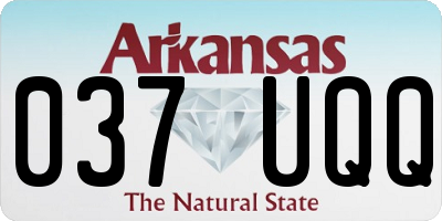 AR license plate 037UQQ