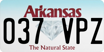 AR license plate 037VPZ