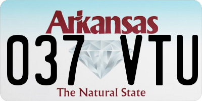 AR license plate 037VTU
