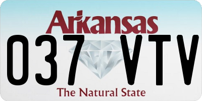 AR license plate 037VTV