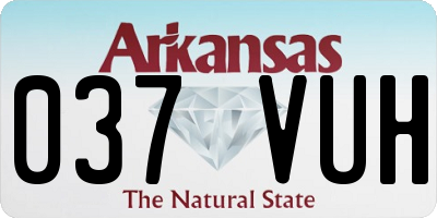 AR license plate 037VUH