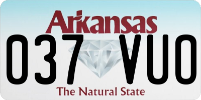 AR license plate 037VUO