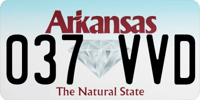 AR license plate 037VVD